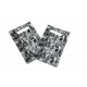 Bolsas de plástico asa troquelada fotos blanco/negro 16x25cm