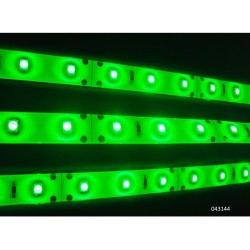 Tira de led adhesiva flexible color verde 60w 12v 14.4w 5m