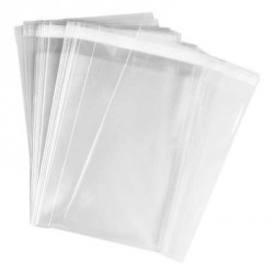 Bolsas de plástico con solapa adhesiva 20x15+5cm