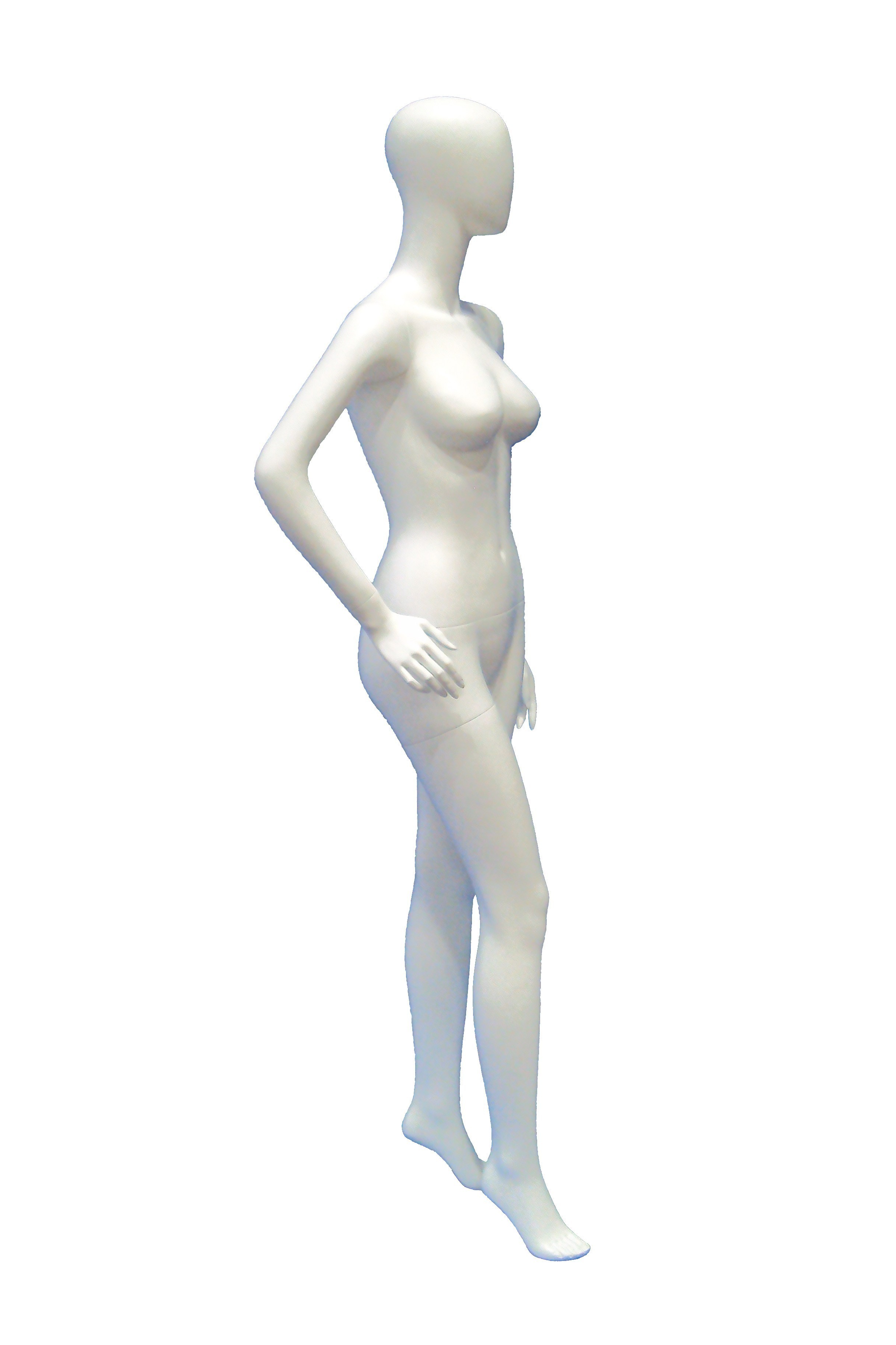 Mujer maniqui estilizada blanco mate 182 cm.