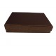 Cajita para joyeria color marron 16.5x12.5x3 cm12 und