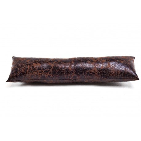Almohadilla para pulseras en polipiel veteado marron 29 cm 