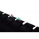 Bandeja expositora de joyeria en terciopelo negro 72x30cm