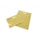 Bolsas de plástico asa troquelada dorada 40x50cm
