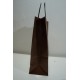 Bolsa de papel kraft asa rizada marrón 36x27x12cm
