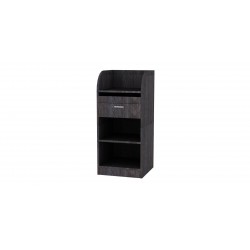 Mueble auxiliar de caja color oak oscuro 50x110x50 cm