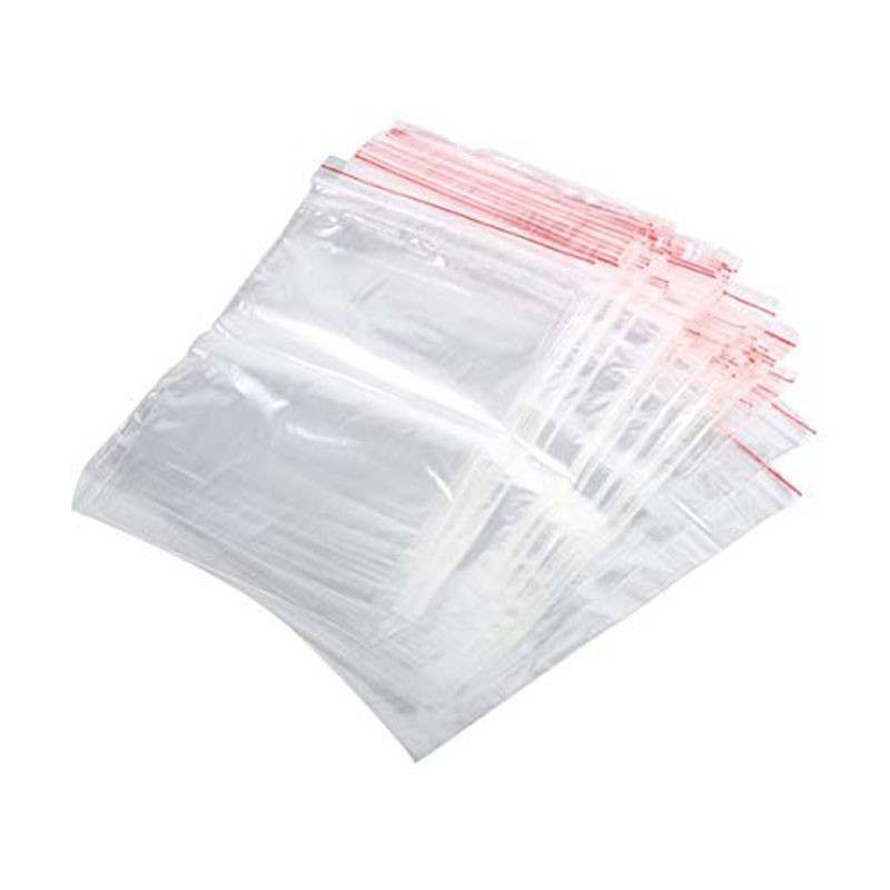 Bolsa de plástico transparente 9x20 para comercios. Paquete 280