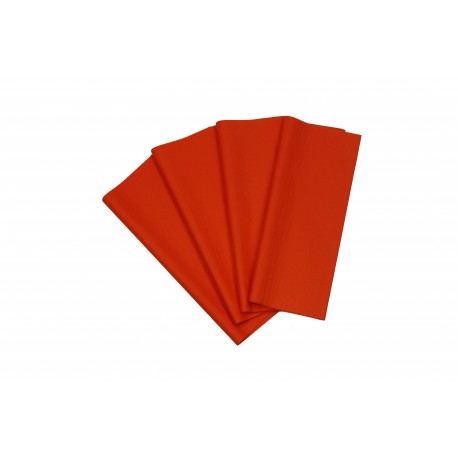 Papel de seda color rojo 75x50cm 100 und