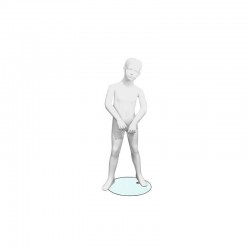 Maniquí infantil esculpido blanco mate Decoratedi