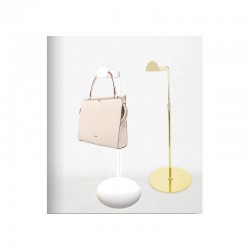 Expositor para bolsos blanco regulable en altura decoratedi