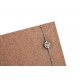 Expositor para pulseras horizontal lino marrón 12x8x25cm
