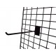 Malla expositora negra de doble margen 60x120 cm