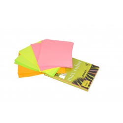 Folios de colores flúor A4 200 hojas