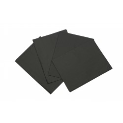 Papel de seda color negro 75x50cm 100 und