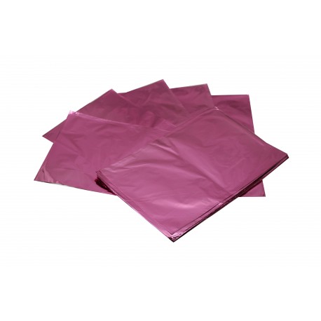 Sobres de papel rosa metalizado 60x40cm 50 unidades
