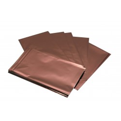Sobres de papel marrón metalizado 25x15cm 100 unidades