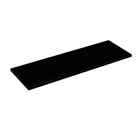 Balda de madera 90x30cm grosor 19mm, color negro
