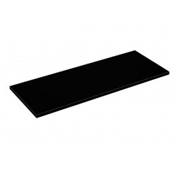 Balda de madera 90x35cm grosor 19mm, color negro