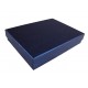 Cajita para joyeria color azul 16.5x12.5x3cm 12 und