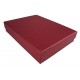 Cajita para joyeria color rojo 16.5x12.5x3cm 12 und