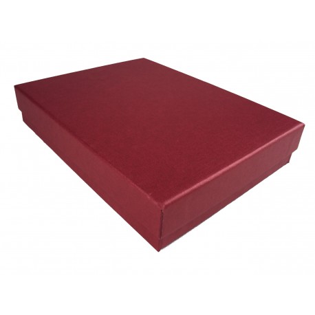 Cajita para joyeria color rojo 16.5x12.5x3cm 12 und